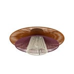 Plafón EGLO PIGNONA, rojo/naranja/blanco, Ø 50 cm, tejido