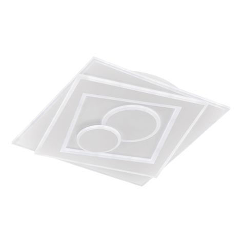 Plafonnier LED Ratio, dimmable, deux cercles