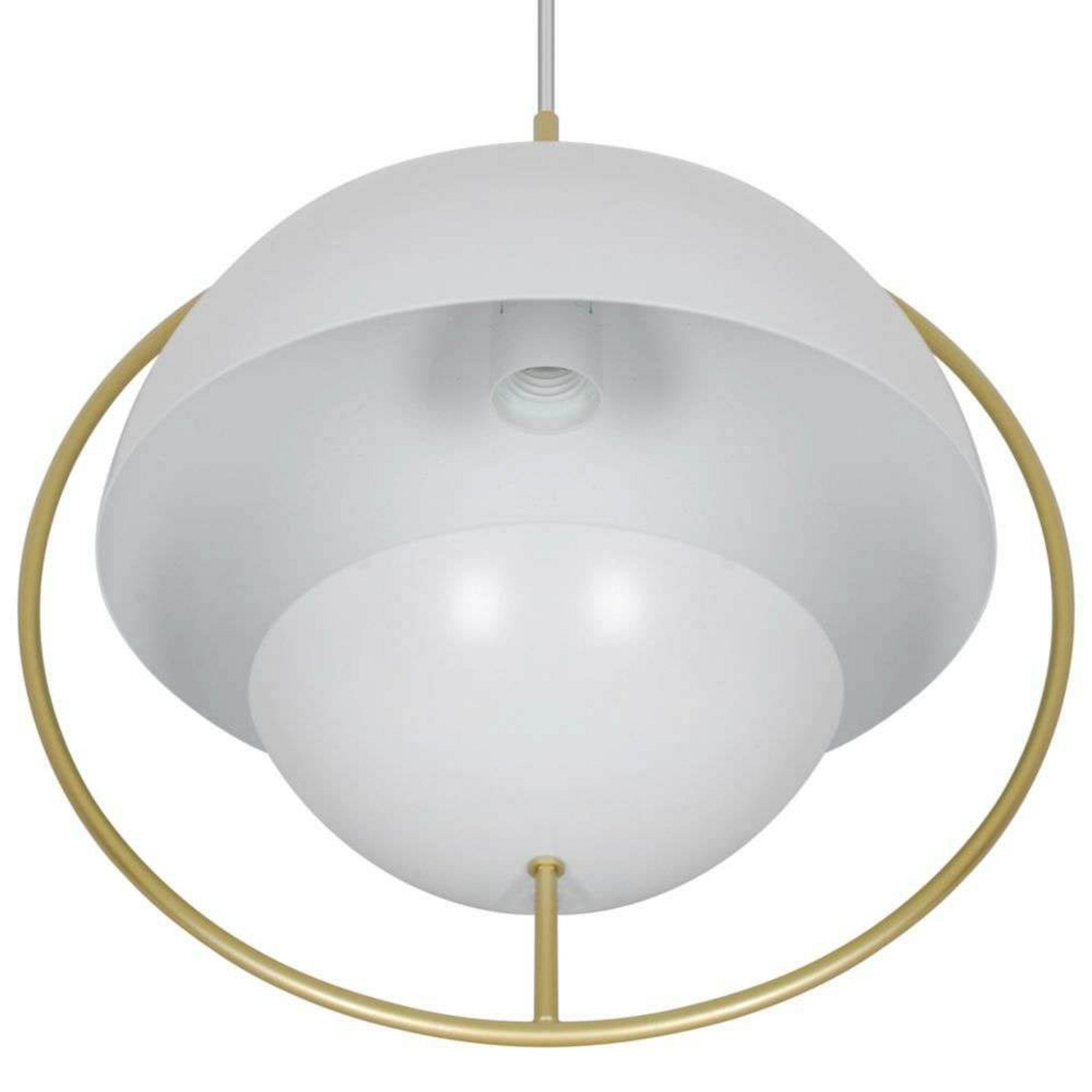 Pendelleuchte Tavia, weiß, Ø 33 cm, Metall