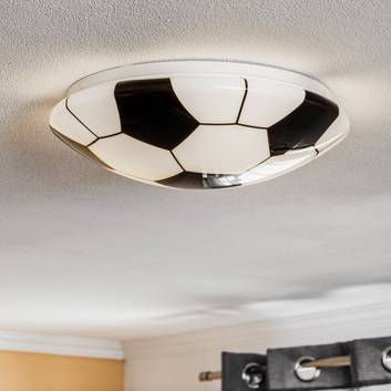 Lindby Zeddi LED-loftlampe som fodbold