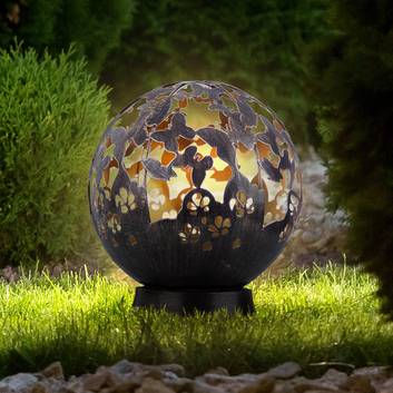 LED solární světlo Terni z kovu ve tvaru koule