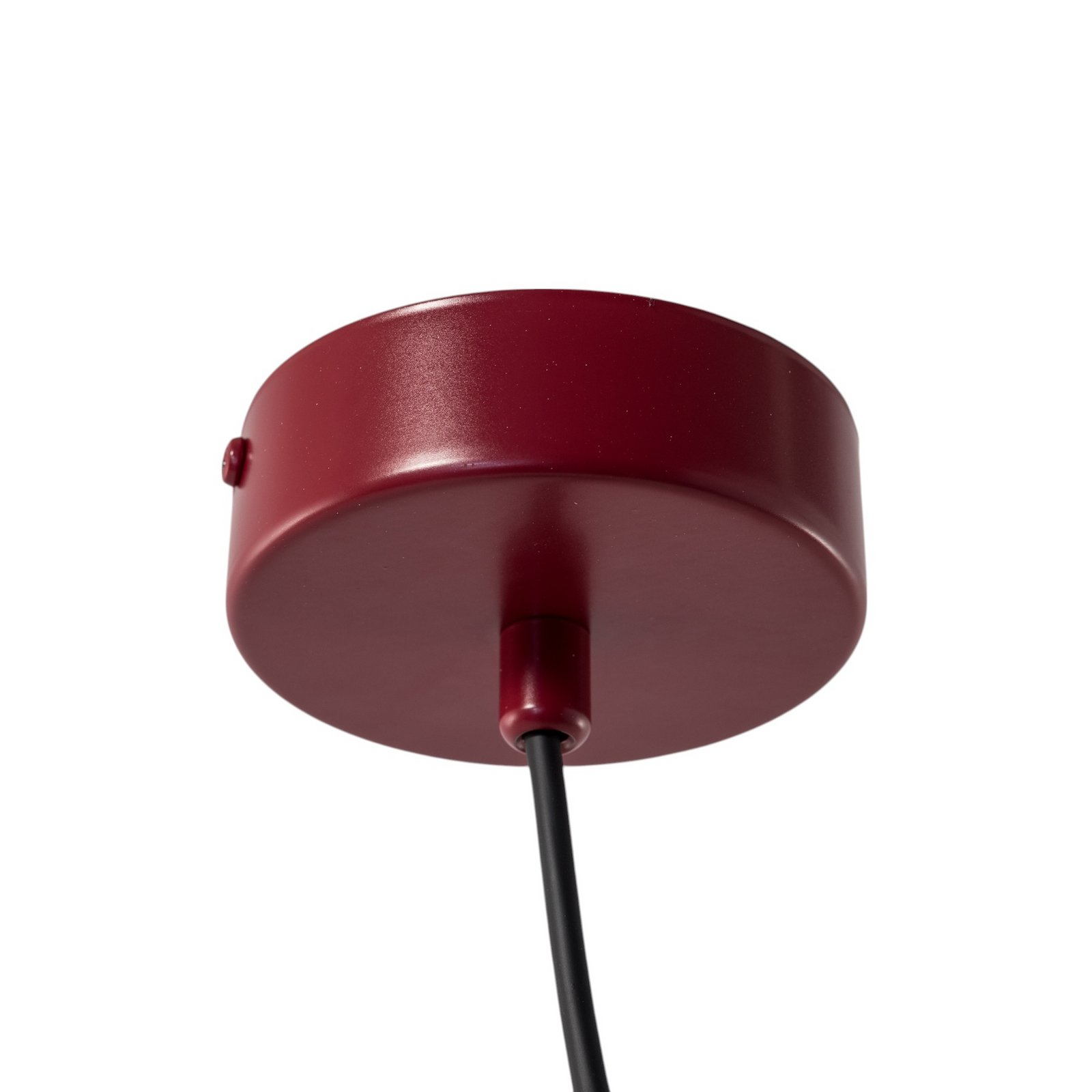 Hängeleuchte Form, weinrot, Metall, Ø 24 cm, Kegel, E27
