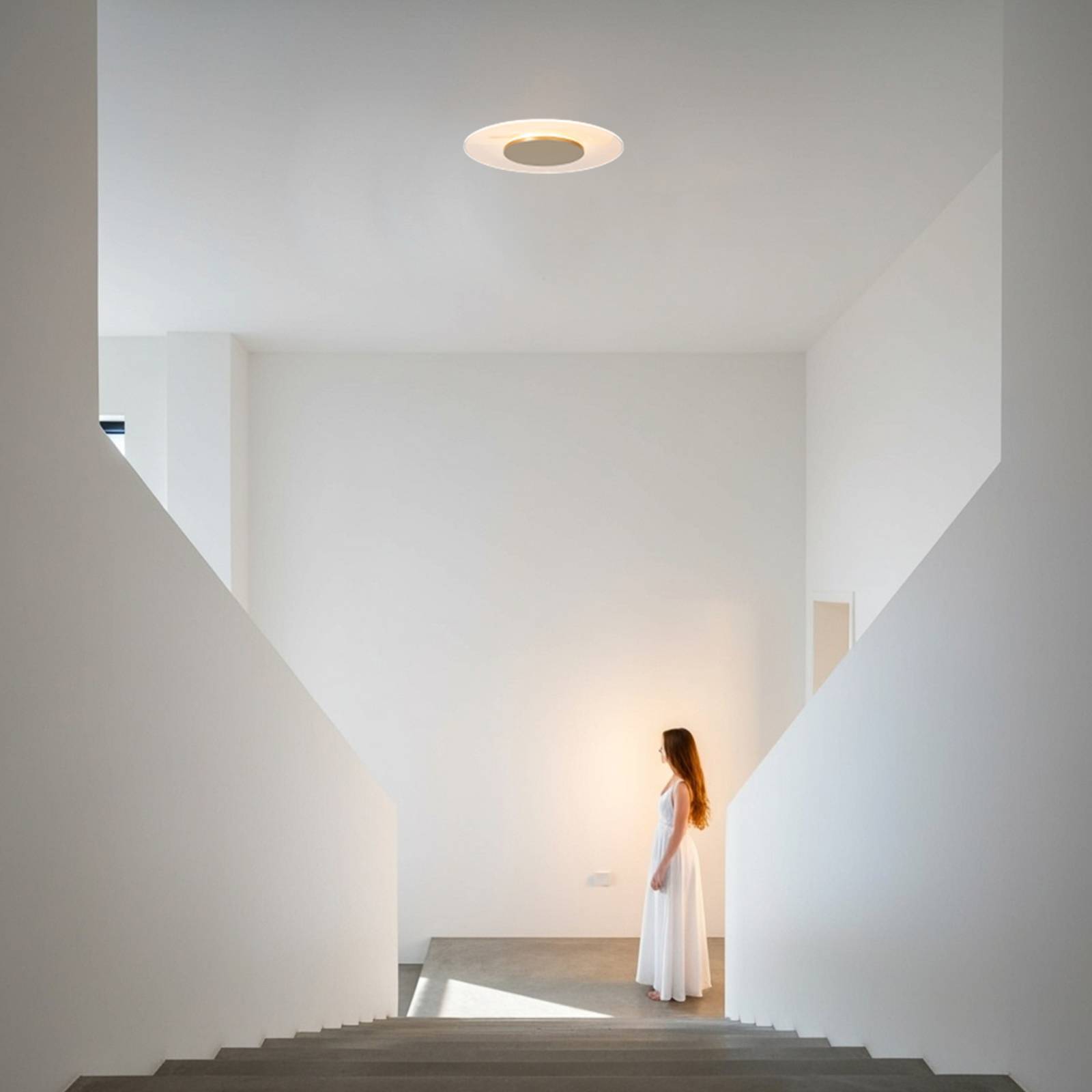 LED-Deckenleuchte Lido, goldfarben, Ø 42 cm günstig online kaufen