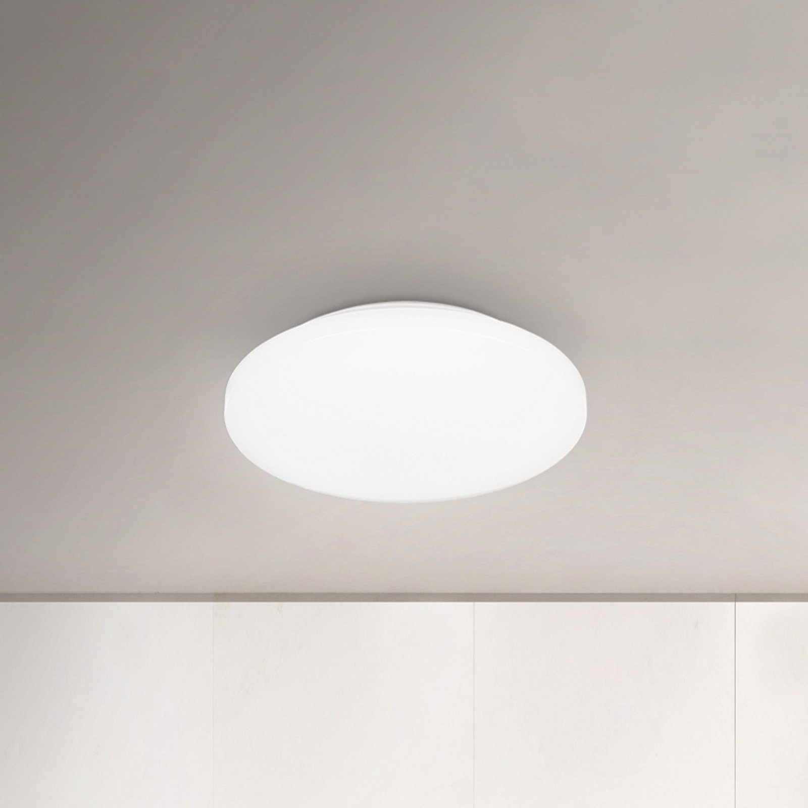 Briloner Plafonieră cu LED-uri Caz pentru baie IP44 3.000K Ø 28cm - modern - alb - Plastic