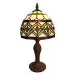 6027 table lamp, glass lampshade, Tiffany style