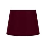 Classic S lampshade, burgundy red
