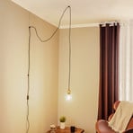 Envostar Merlo hanging light with a plug, 1-bulb