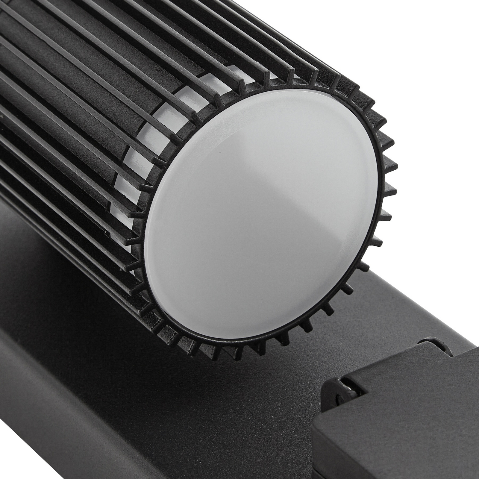 Enerio Außenwandleuchte, IP44, GU10, schwarz, Steckdose, Aluminium - Lindby