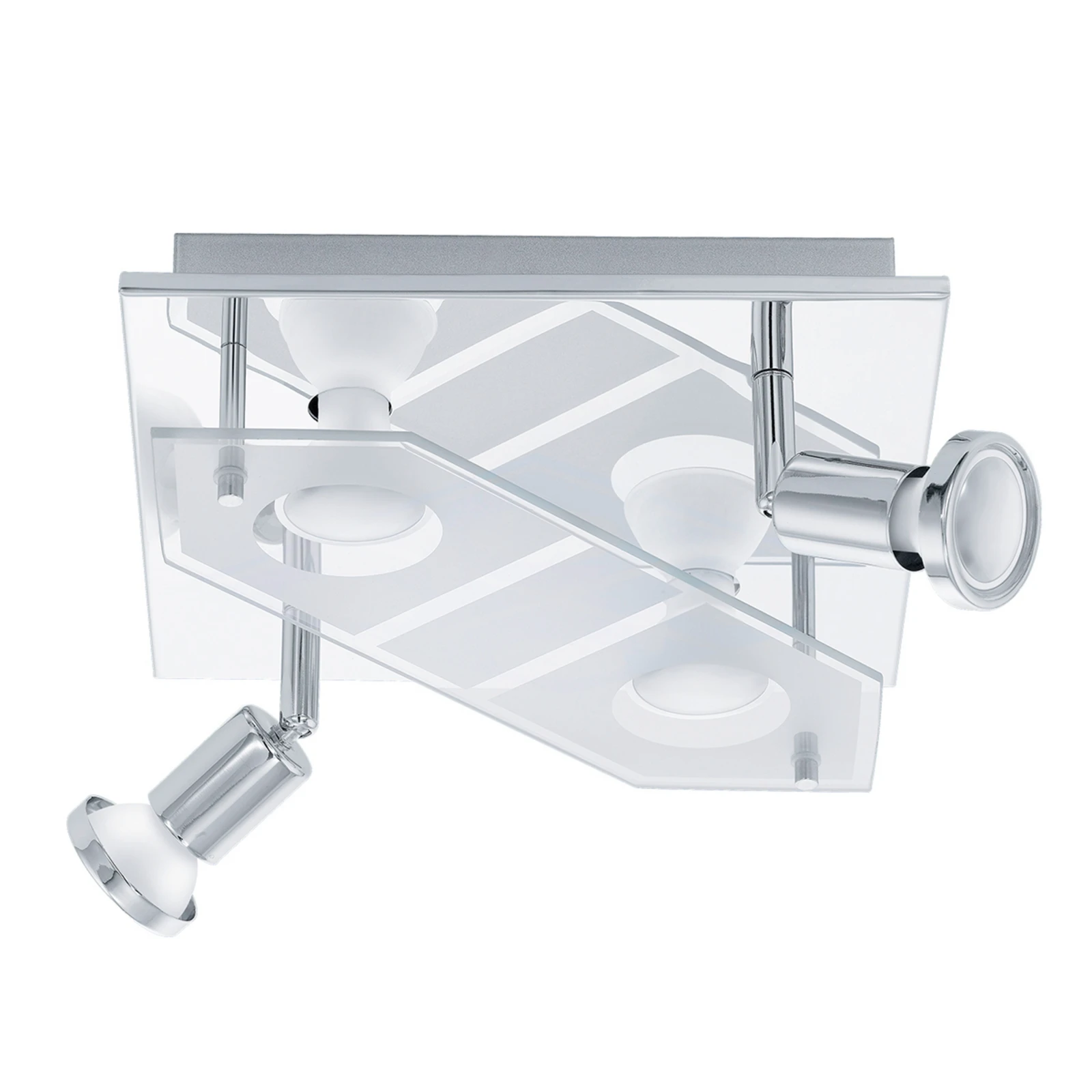 Quadratische Deckenleuchte Cabo-C LED RGBW