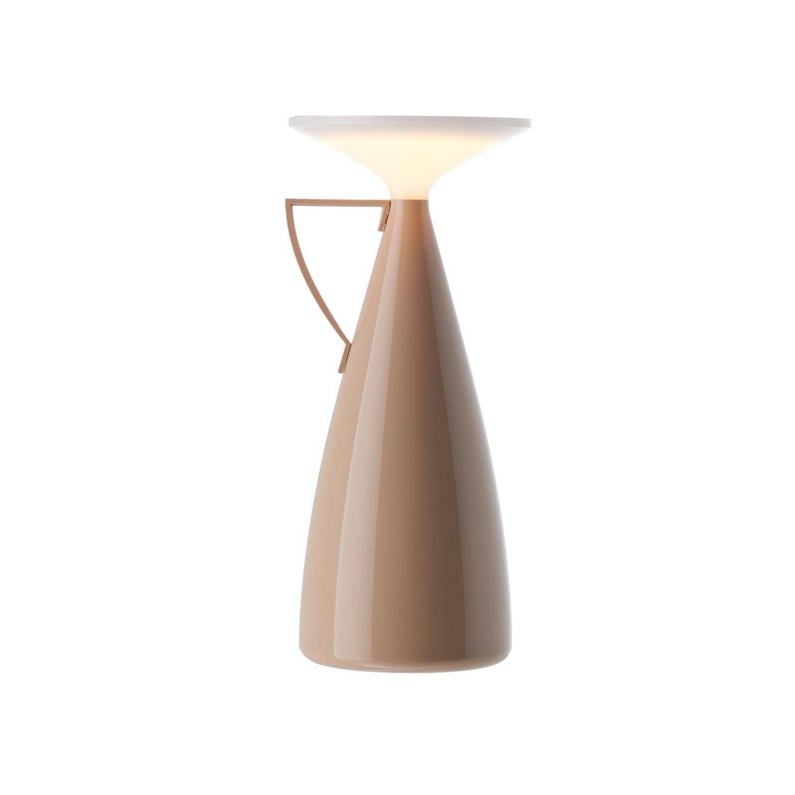 Kartell LED-Akku-Tischleuchte Camomille, beige, Höhe 24 cm günstig online kaufen