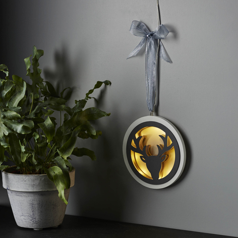 LED-Dekoleuchte Woodworks, Schlaufe zum Aufhängen