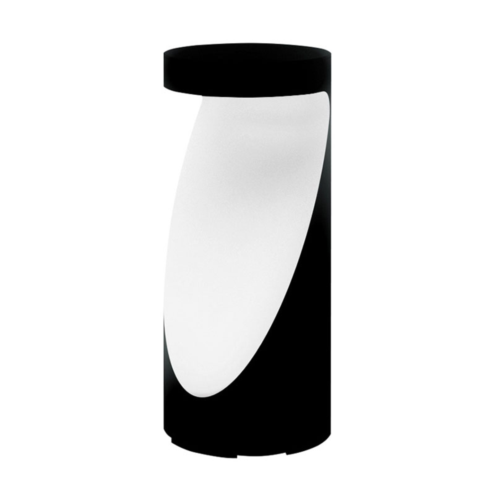 Artemide ARCHITECTUR Ippolito 45 LED pillar light, aluminium, polycarbonate, steel, stainless steel, 15 W, energy efficiency: A+, H: 45 cm