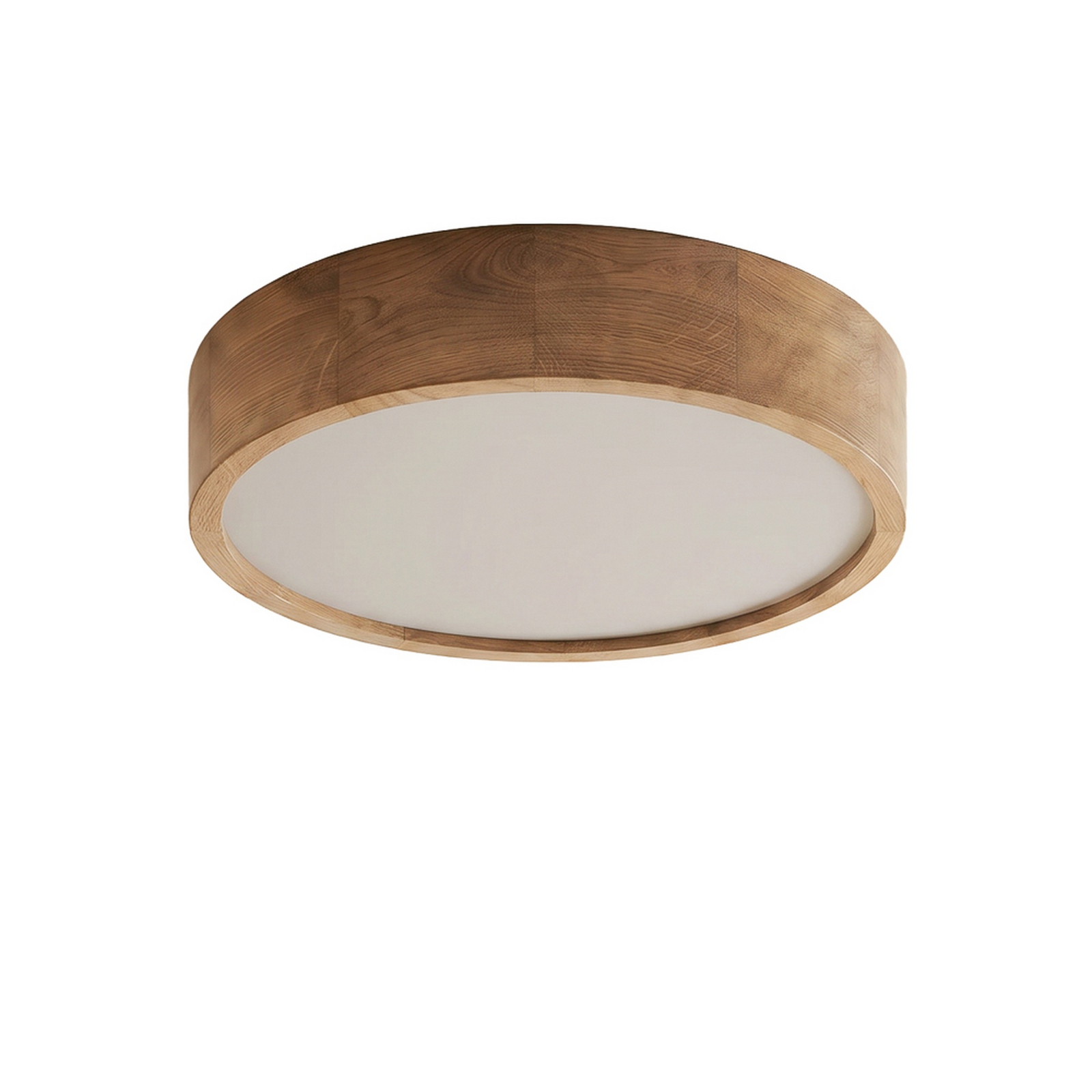 Cleo taklampe, Ø 48 cm, 4 lyskilder, eik, E27