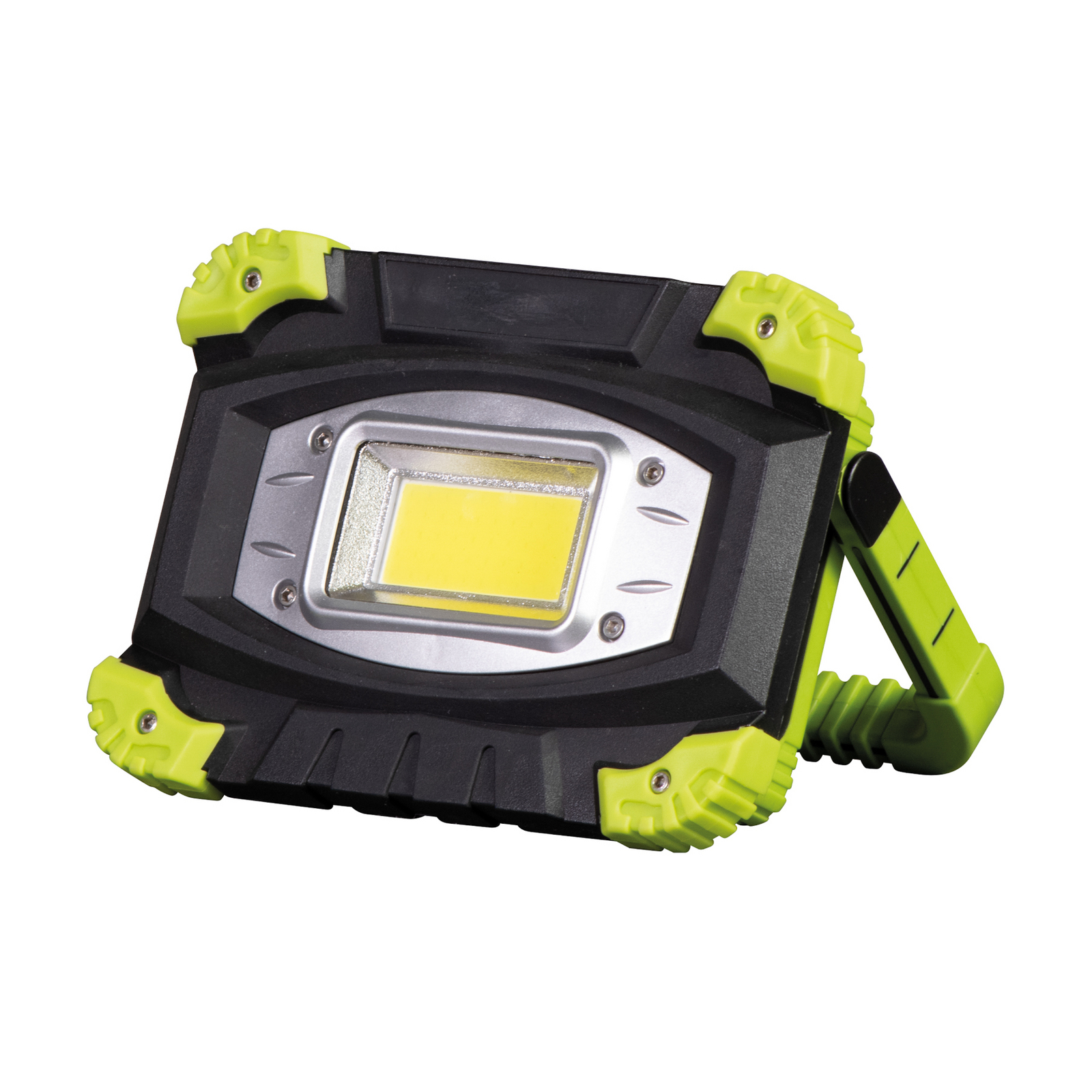 LED акумулаторен външен прожектор 850947, черен/зелен, дължина 17 cm