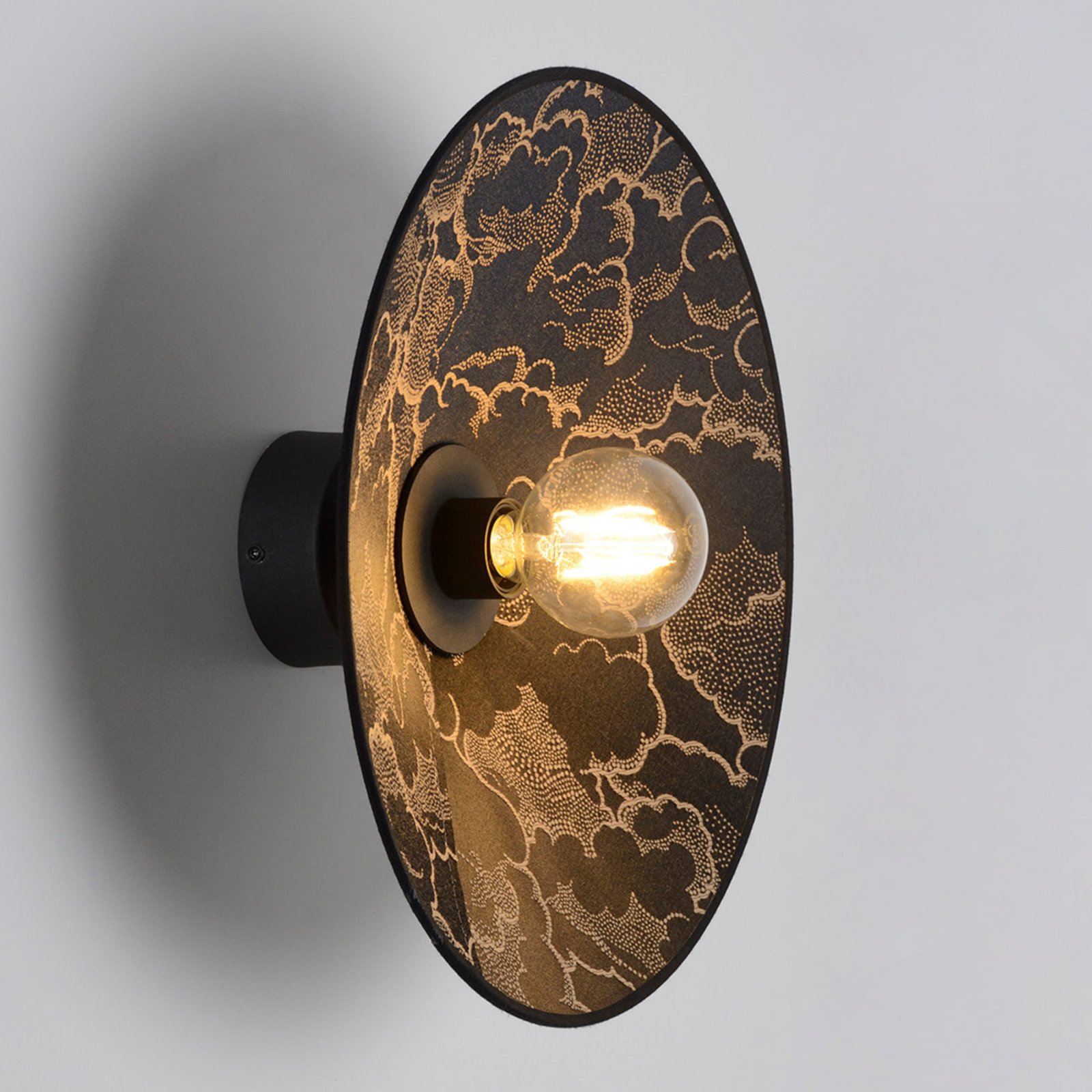 Gatsby Wandleuchte kumo schwarz Ø 40cm - MARKET SET