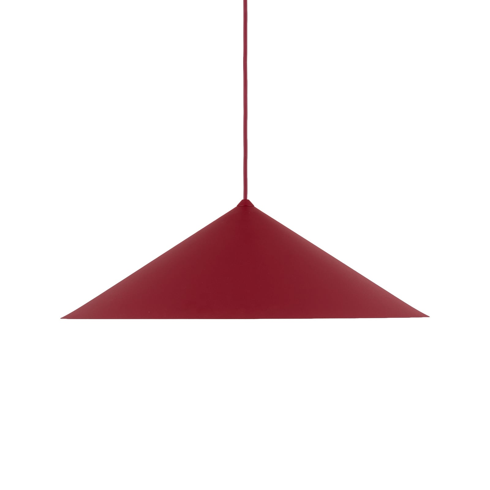 Suspension Lume XL, bordeaux, métal, Ø 49 cm, GX53