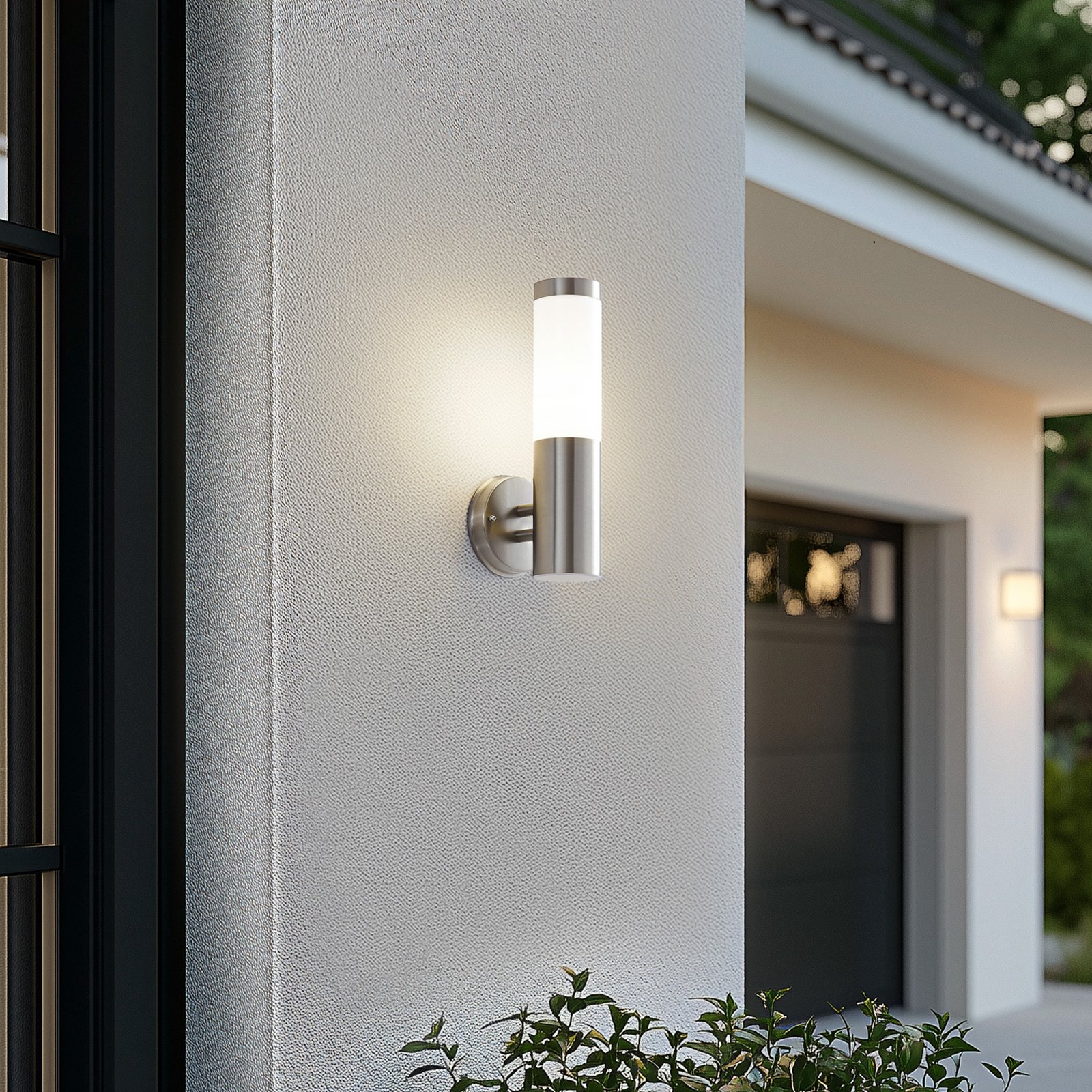 Kristof Außenwandleuchte Stainless Steel - Lindby