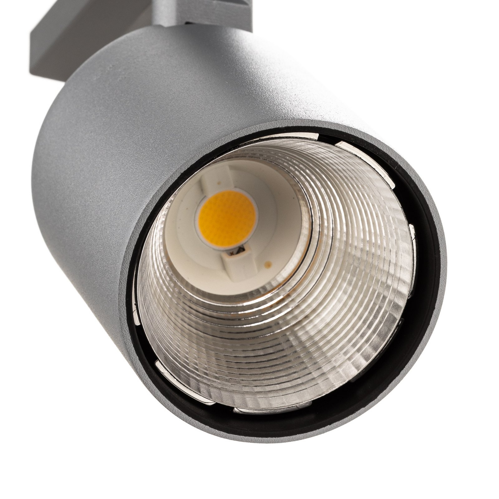 Spot LED pentru șină Ivela Perfetto Puro, trifazic argintiu 930