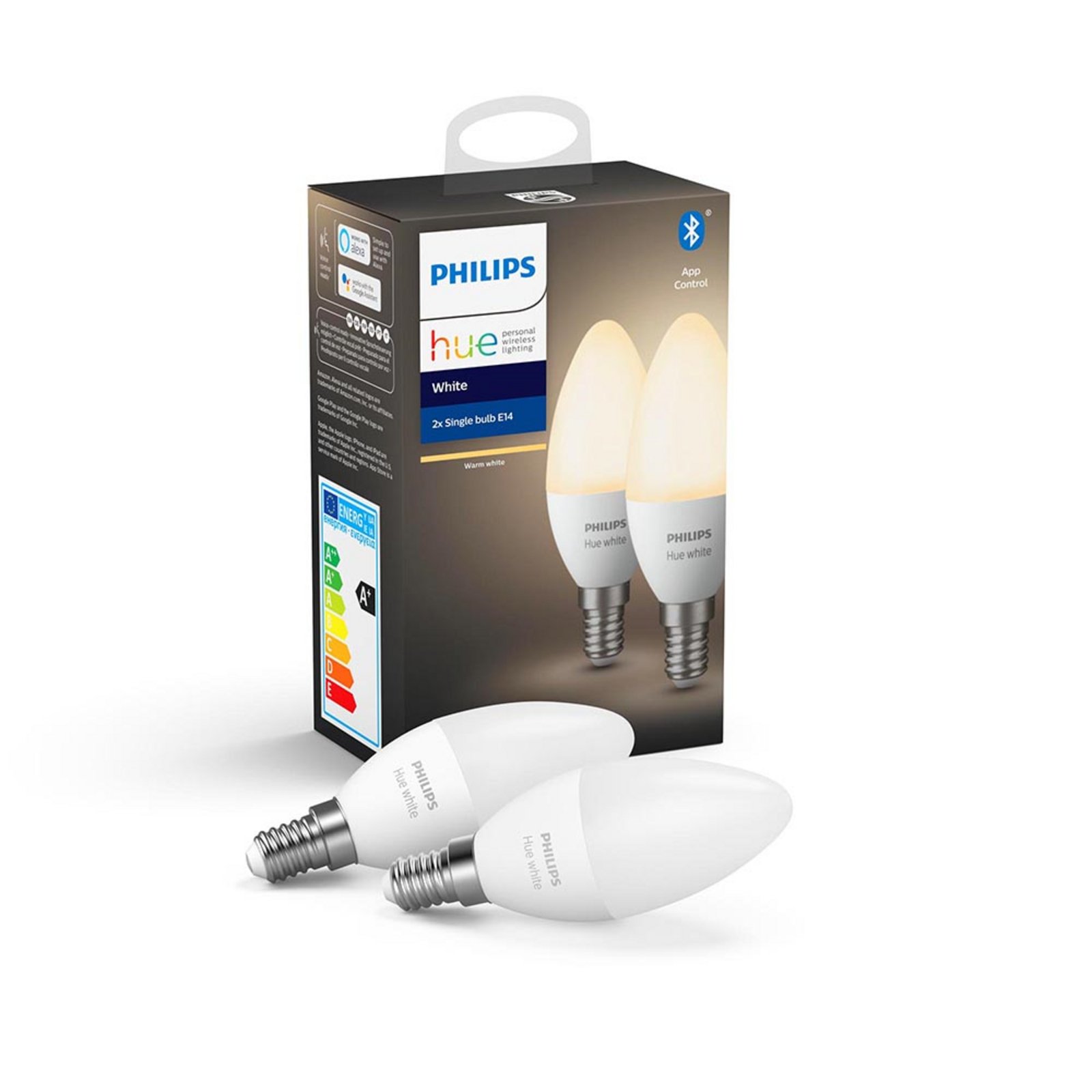 Philips Hue White 5.5W Bluetooth E14 Becr 2 Stck. - Philips Hue