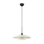 Millinge pendant light, white, metal, Ø 50 cm