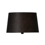 Abat-jour droit basique, noir, Ø 50 cm - Watt & Veke