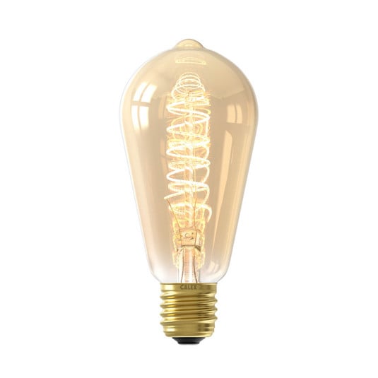 Calex E27 ST64 3,8W filament LED Flex 821 aur dim