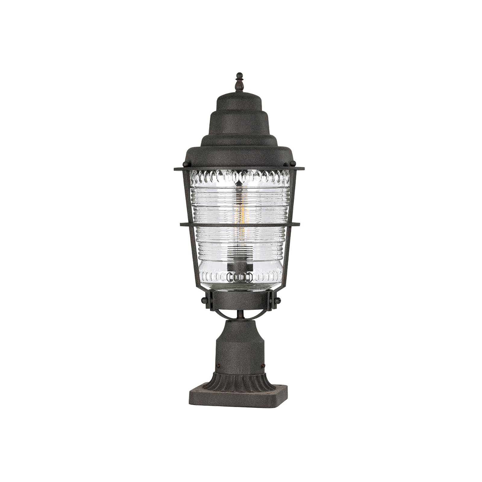 Kichler Pillar Light - Outdoor Pillar Light - Lantern - dimmable - Antique - Silver