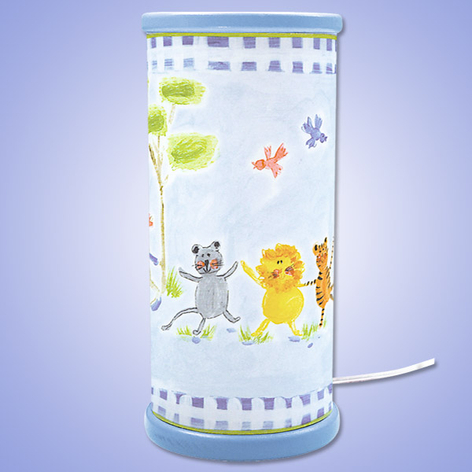 Fantasievoll gestaltete LED-Tischleuchte JUNGLE
