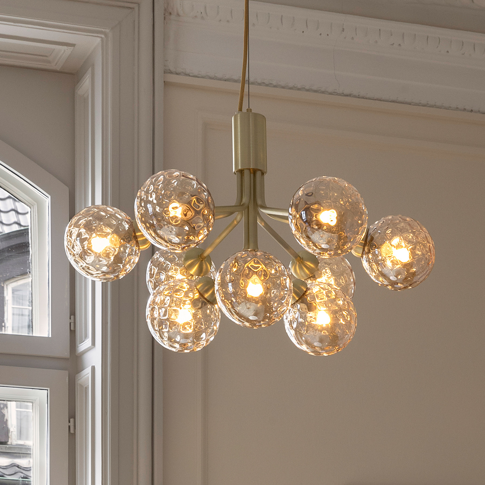 Nuura полилей Apiales 9, Ø 60 cm, месингов/златист цвят