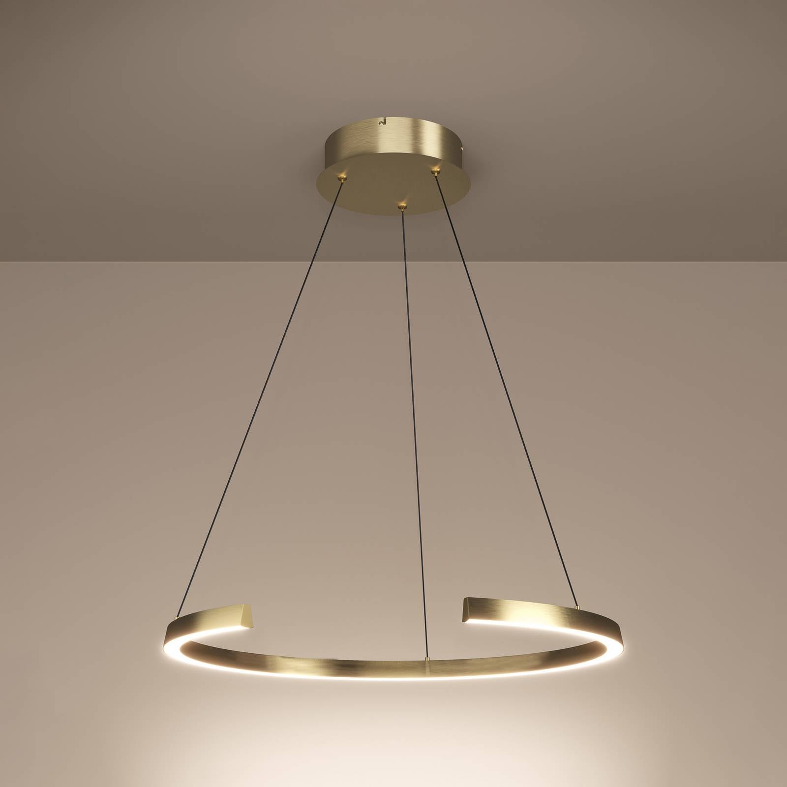 Suspension LED Stars of Light Labonete dorée 80 cm, à 1 lampe, CCT