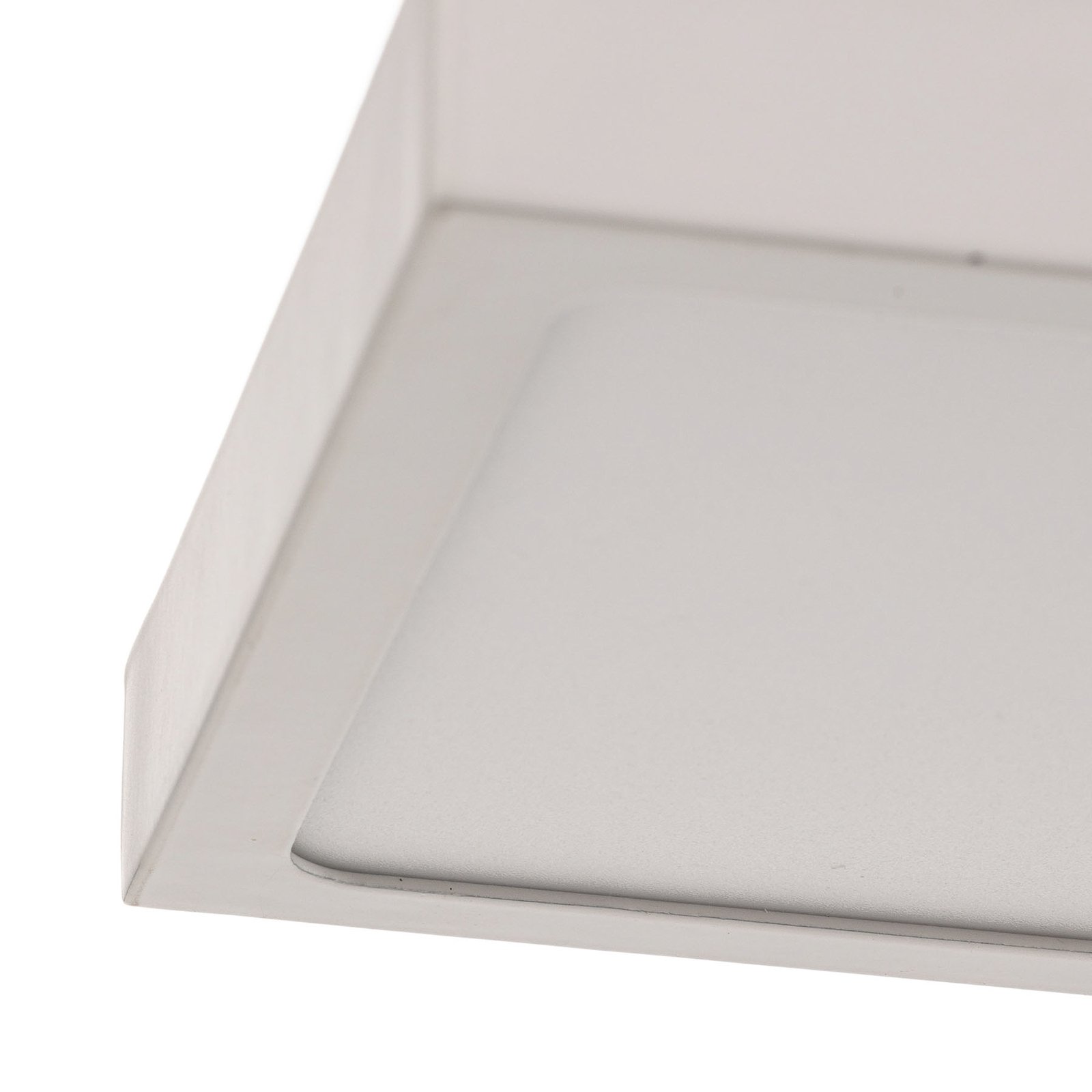 Applique LED Vika, carrée, blanche, 18 x 18 cm