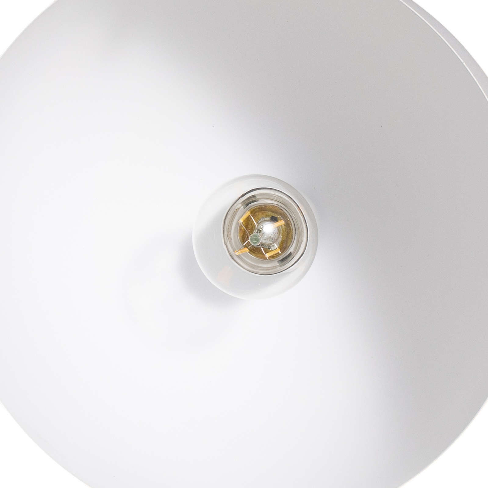 Lampada a sospensione Clementine, bianco/nero, a 1 luce, E27