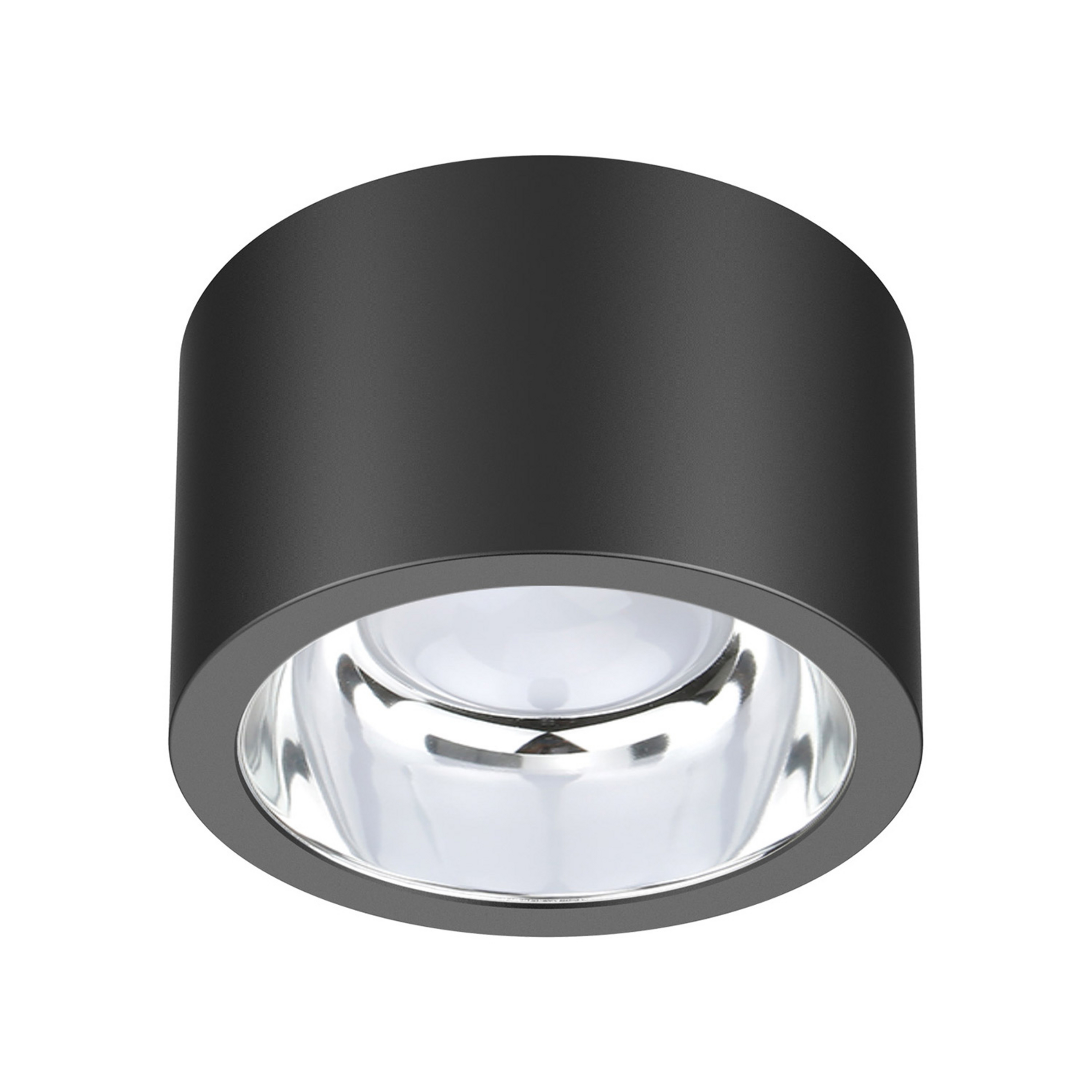 Spot pour plafond LED ALG54, Ø 21,3 cm anthracite