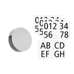Lampă de exterior cu LED Advero, IP44, CCT, număr de casă, gri deschis - Lucande