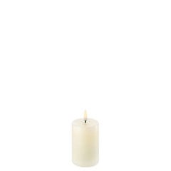 Stumpenkerze LED 5x7,5 cm Ivory - Uyuni Lighting