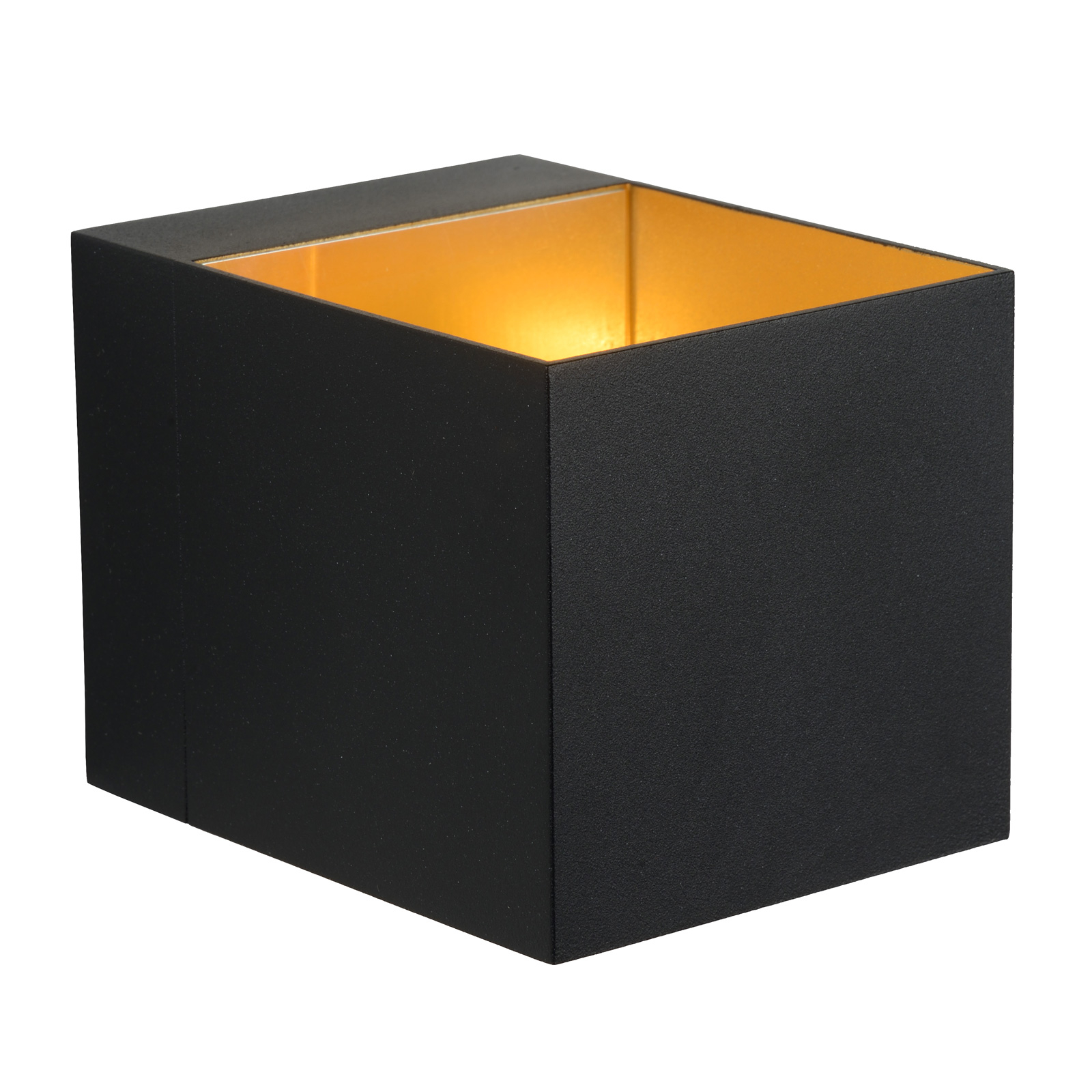 Lucide Devi wall light, black, for Living / Dining Room, aluminium, G9, 42 W, energy efficiency: A++, W: 8 cm, H: 8 cm