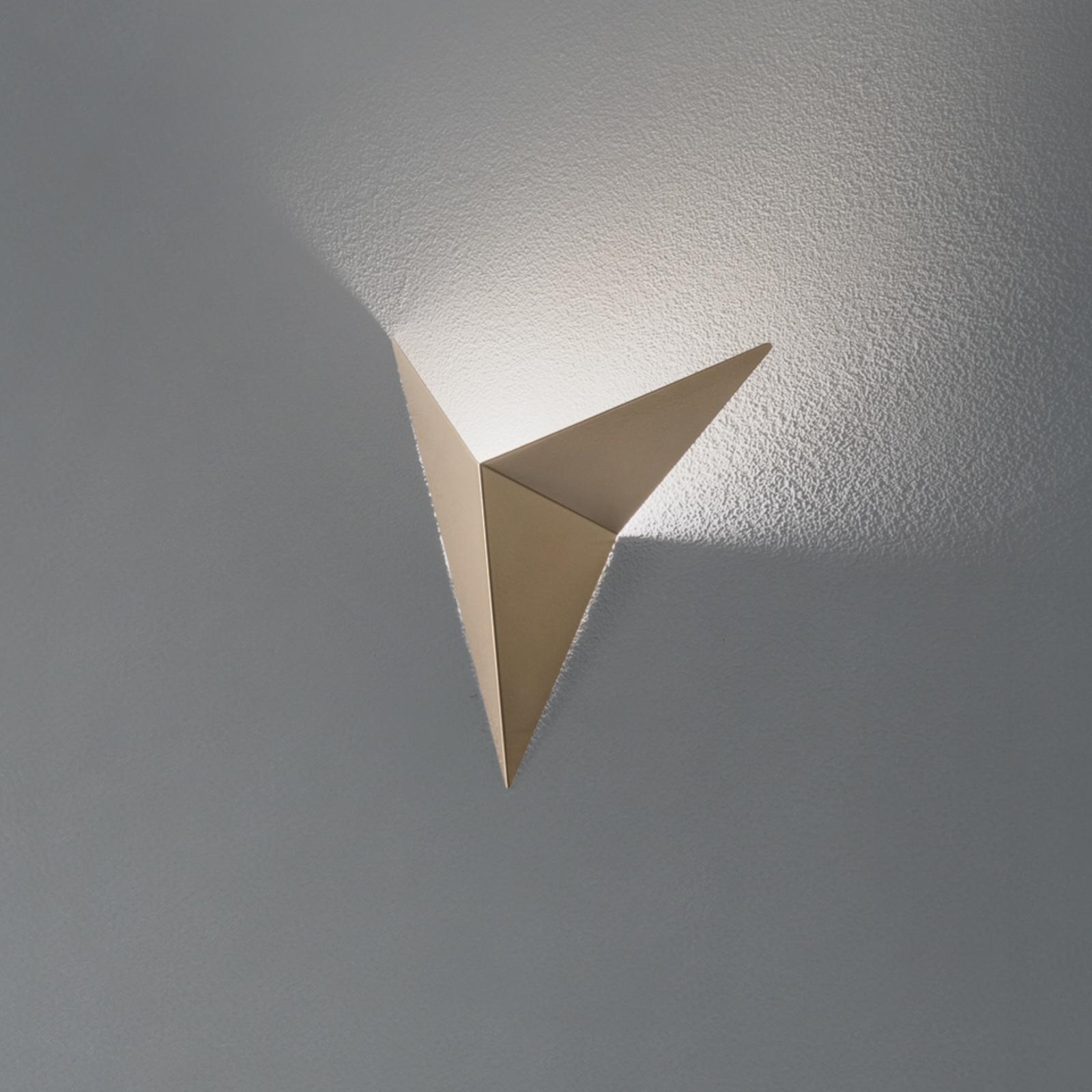 Candeeiro de parede Kus, dourado, metal, altura 34 cm, G9