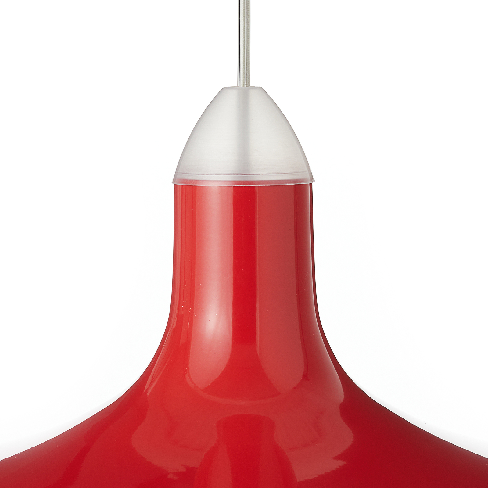 Grande lampada a sospensione Brasilia in rosso