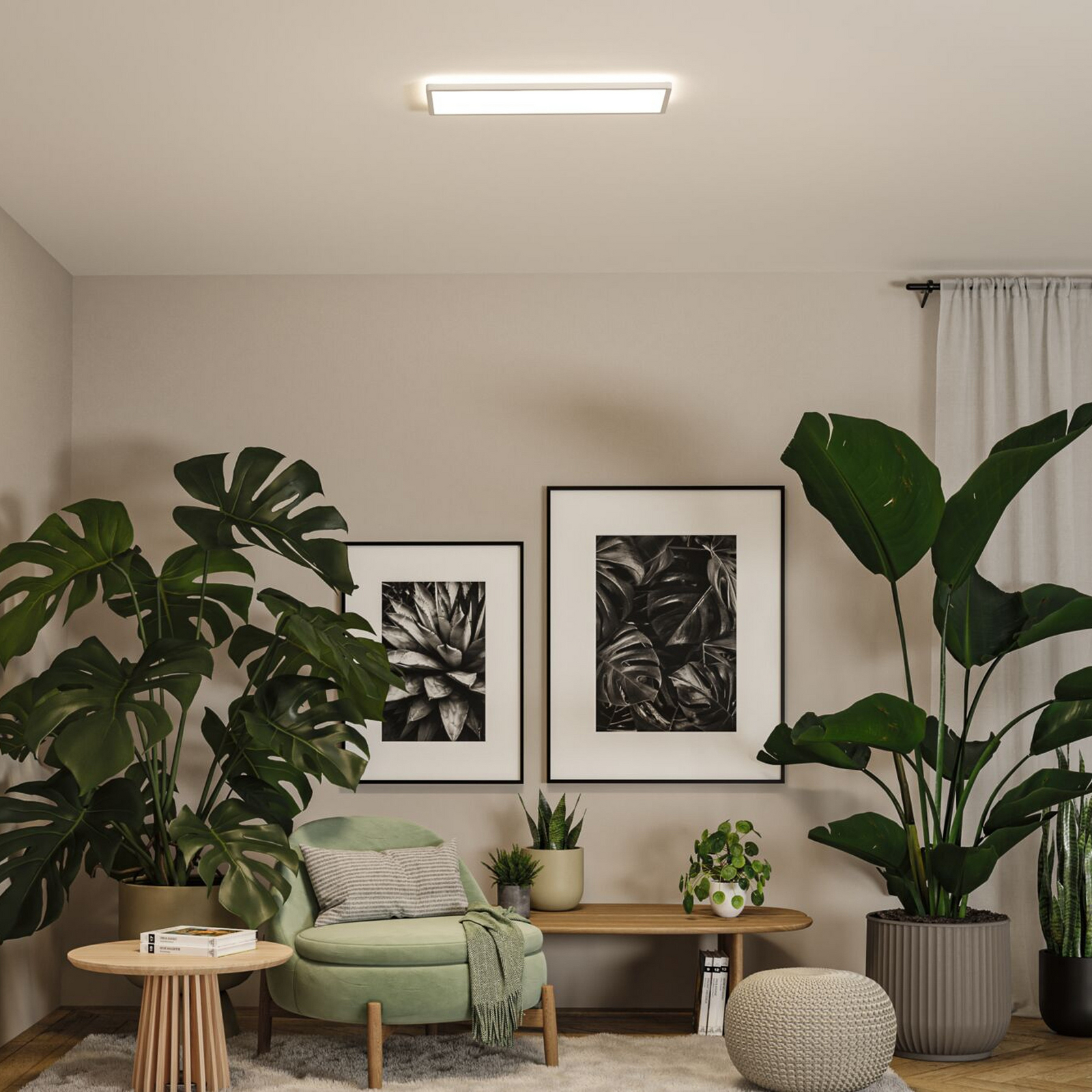 Paulmann Atria Shine LED panel, fehér, hossza 56 cm, IP44 Paulmann Atria Shine LED panel, fehér, hossza 56 cm, IP44