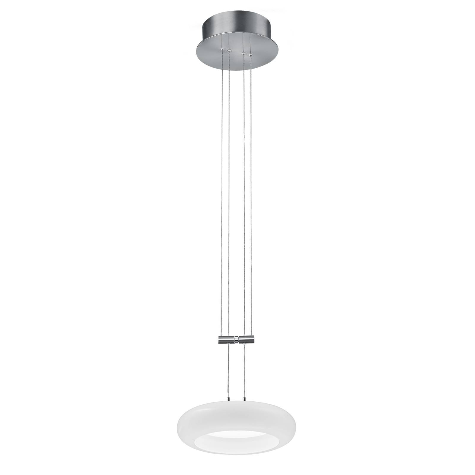 BANKAMP Centa hanglamp 1-lamp 20 cm nikkel