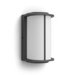Philips LED outdoor wall light Reese UE, anthracite, aluminium, IP44