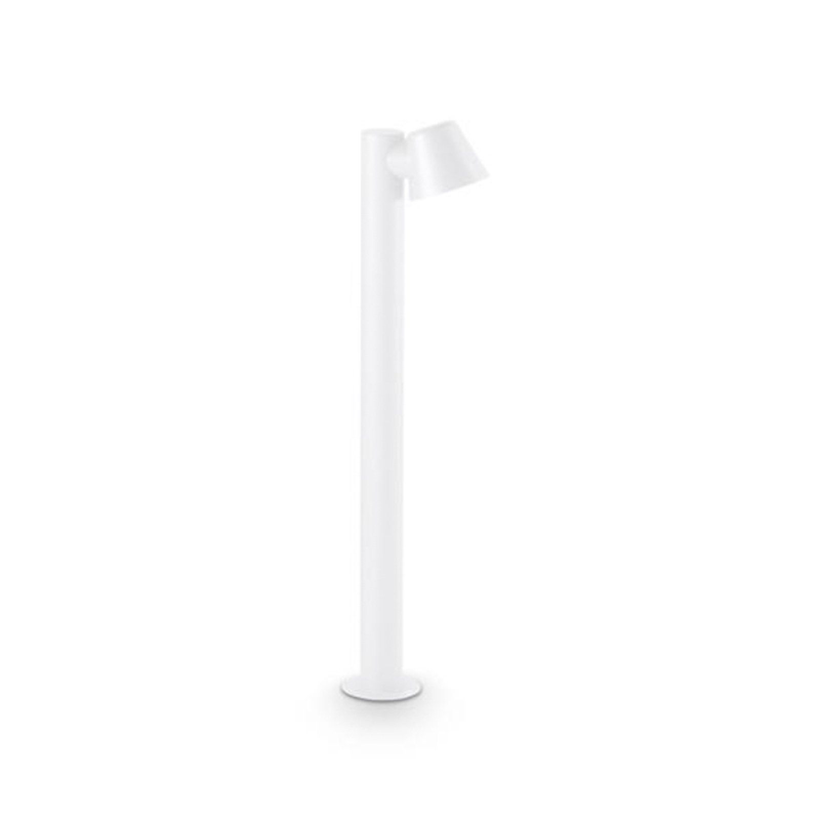 Ideal Lux Borne lumineuse gaz, blanc, aluminium, hauteur 80 cm