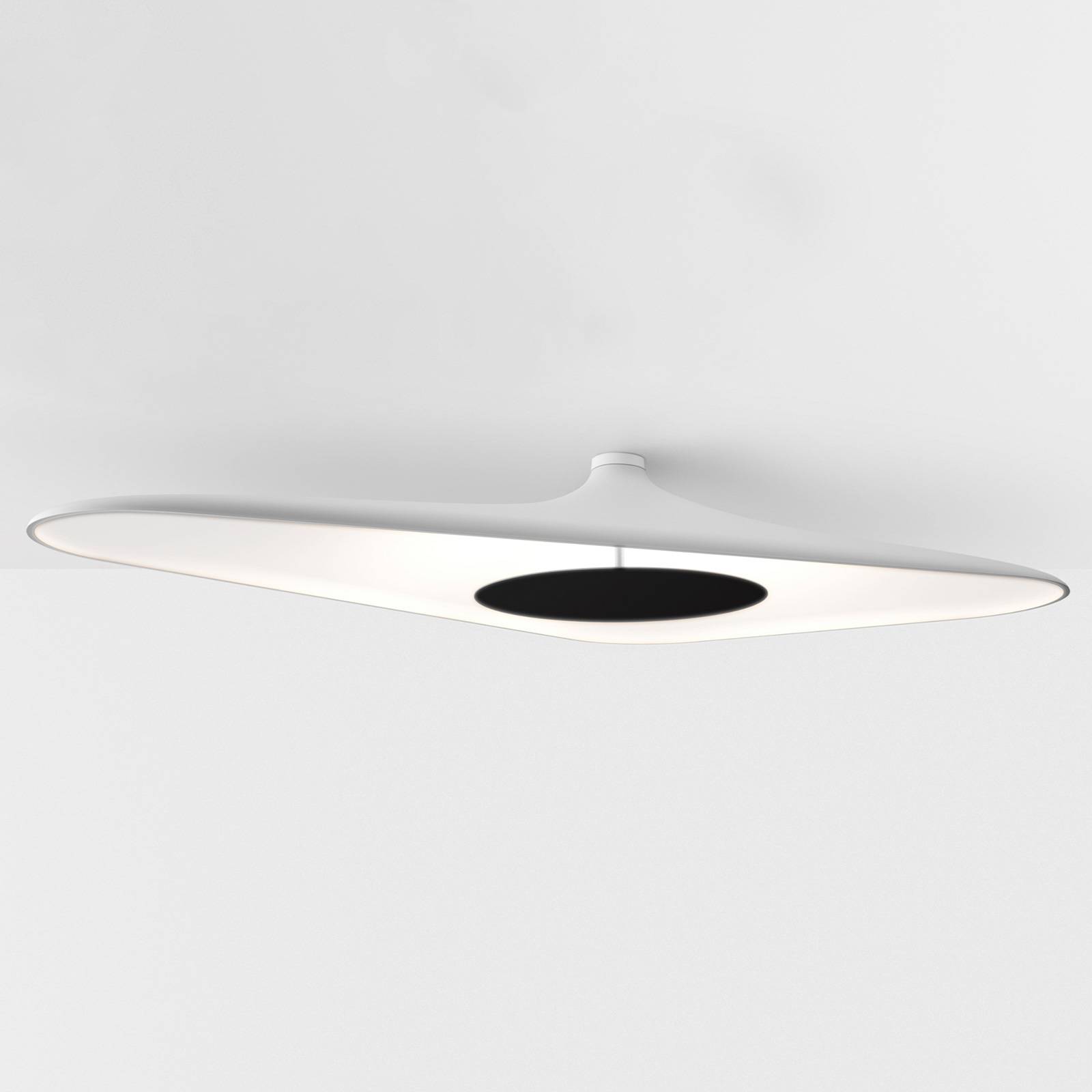Luceplan Soleil Noir -LED-kattovalaisin valkoinen