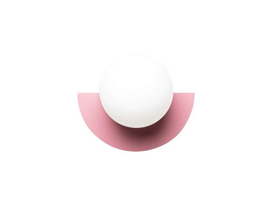 Candy Big Circle 180 L Candeeiro de parede, rosa - Swedish Ninja