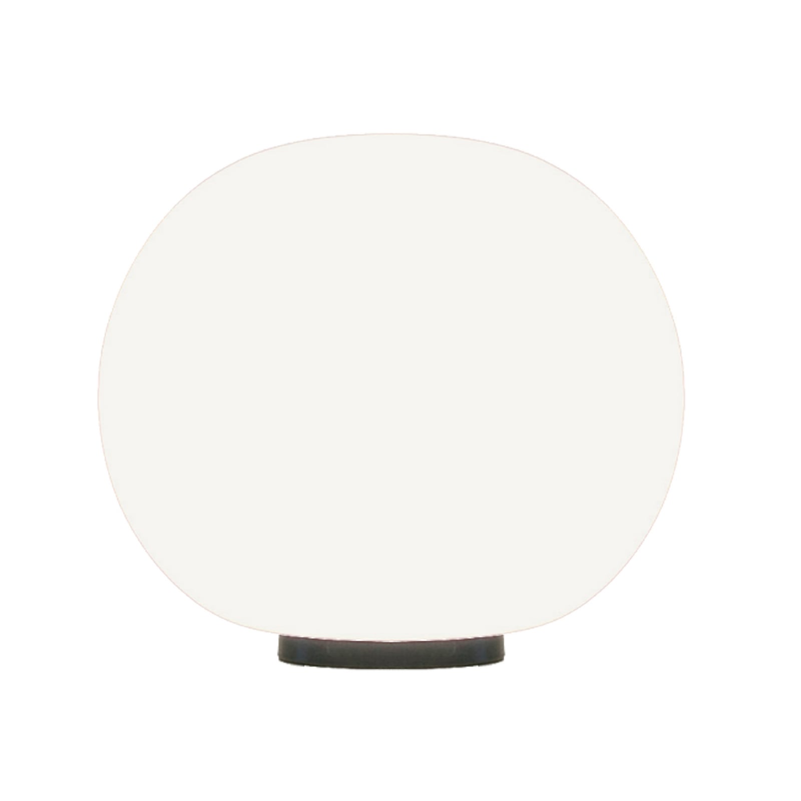 Lampa stołowa Casablanca Acai, biało-czarna, szkło, średnica 21 cm, E27