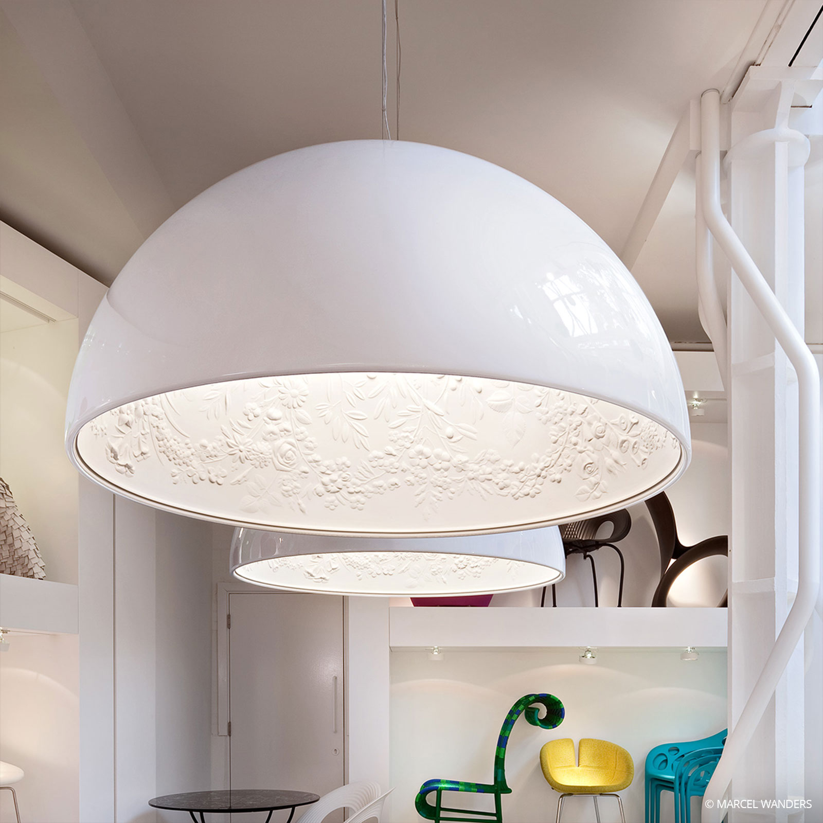 FLOS Skygarden 1 hengelampe, hvit | Lampegiganten.no Skygarden 1 lamp | Suspension | Flos | Pendant light, Flos, Lamp