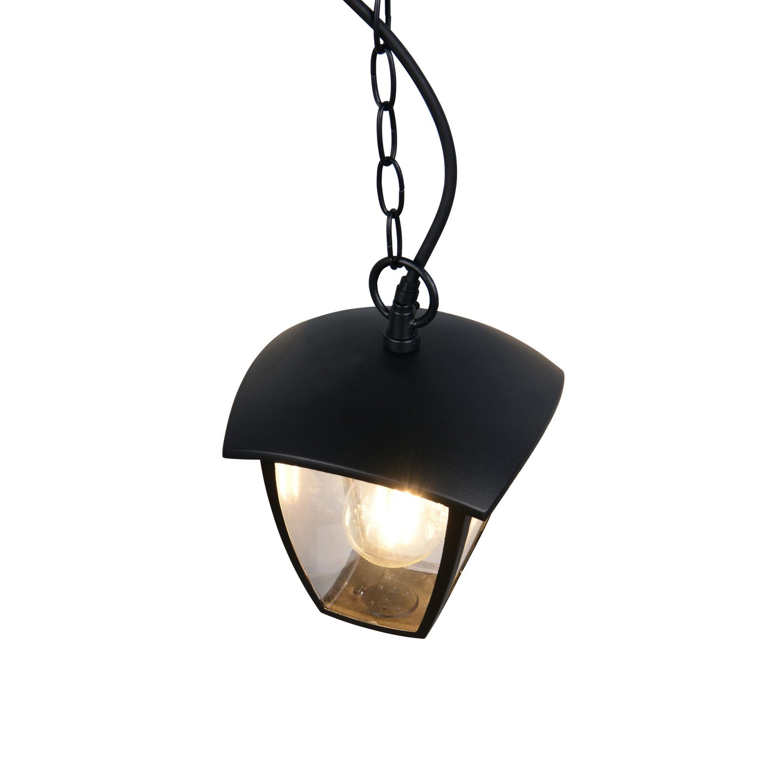 Külső függesztett lámpa VENTA, fekete, 17 x 17 cm, fém, IP44