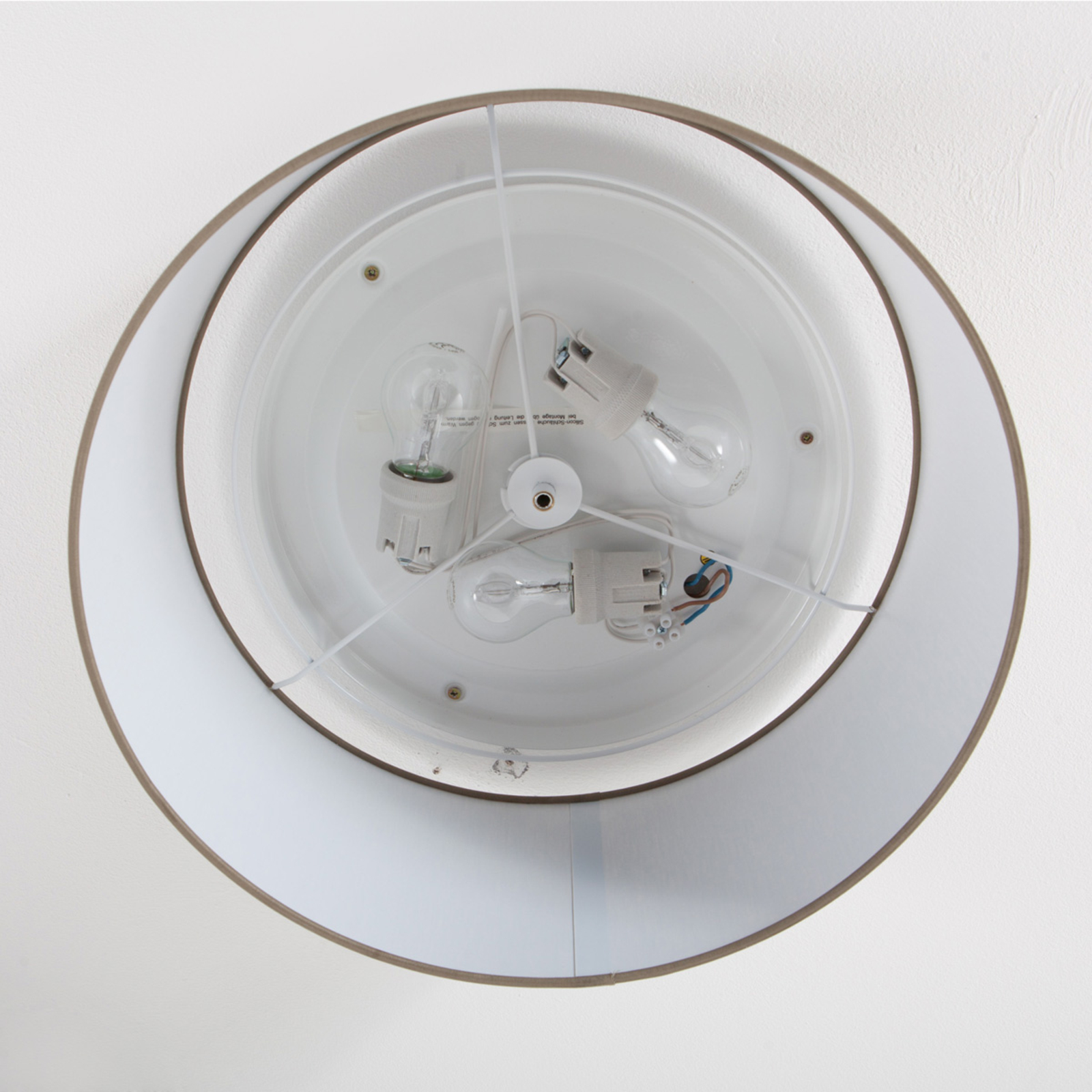 Szarobrązowa lampa sufitowa MARA, 40 cm