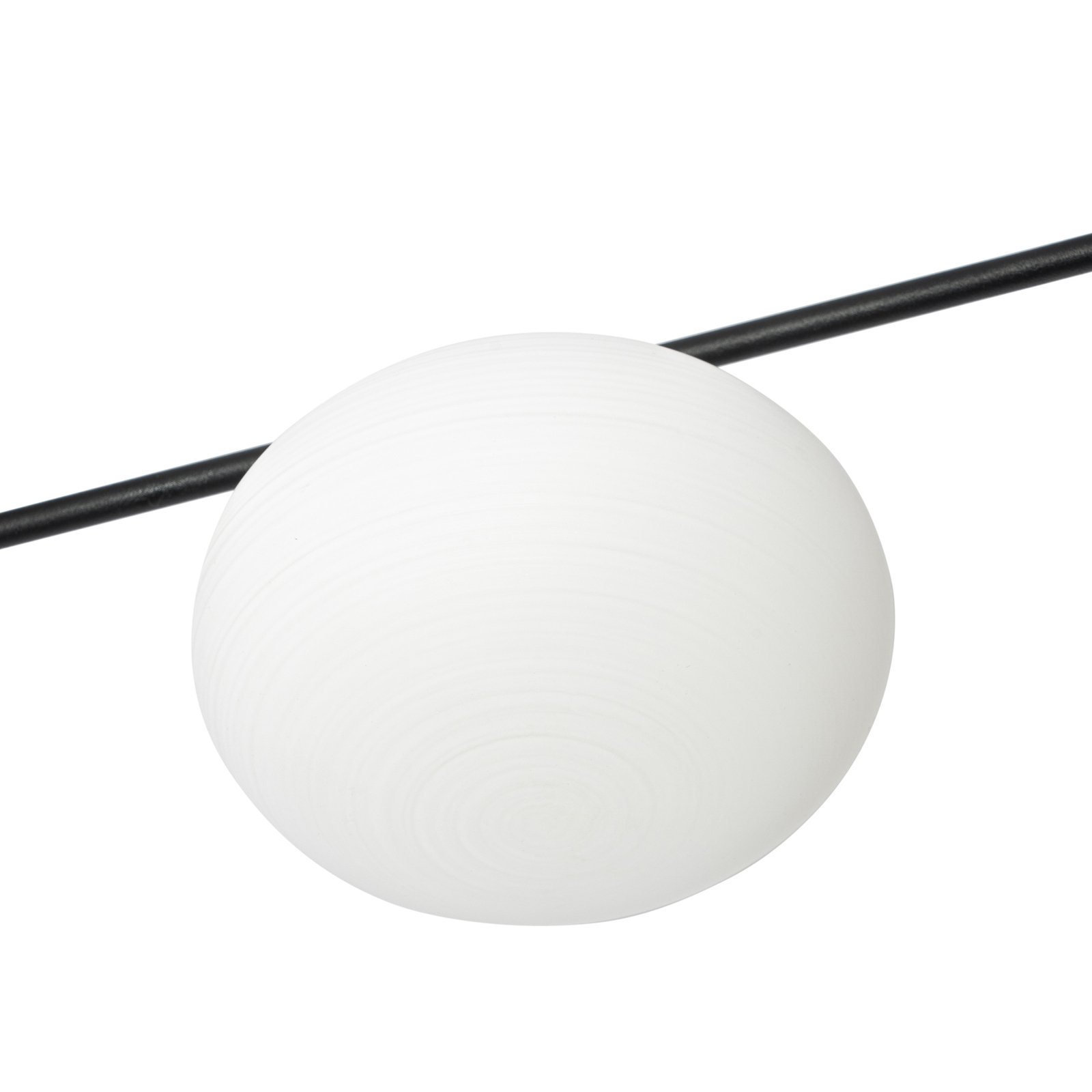 Lindby Valisa ceiling light, black, 5-bulb