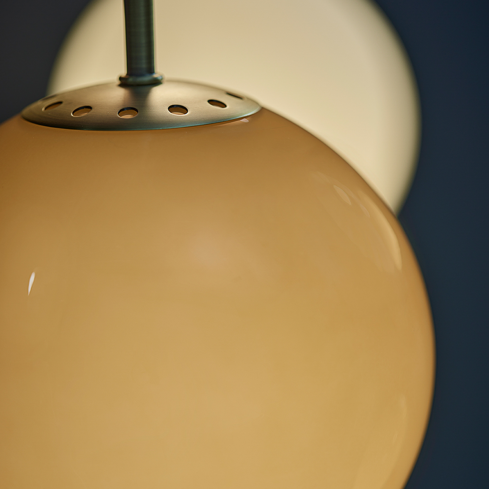 Ball Glass Pendel Ø18 Rav - Frandsen